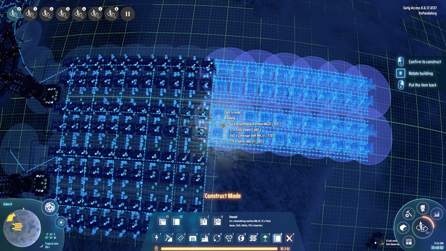 Dyson Sphere Blueprints - Particle Broadband 480/m extension