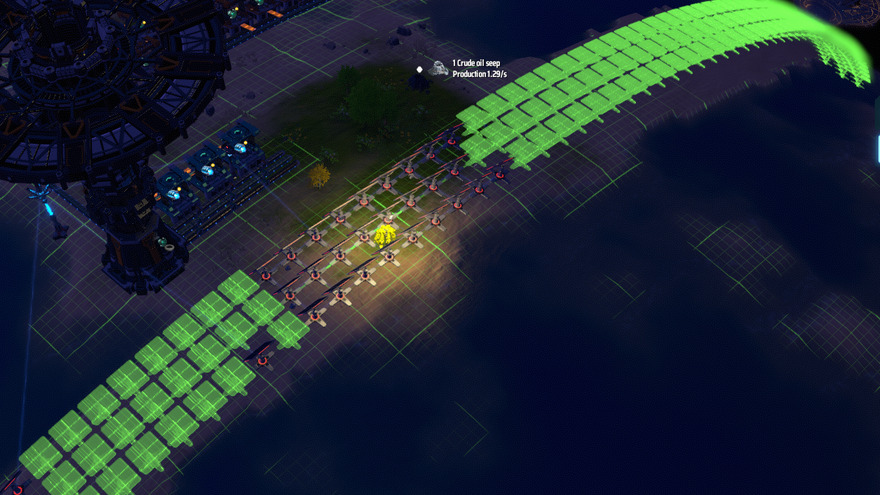 Dyson Sphere Blueprints - 3 long lines of solar panels on equator