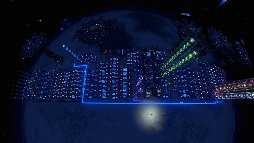 Dyson Sphere Blueprints - Raw resources to white science (2/s)