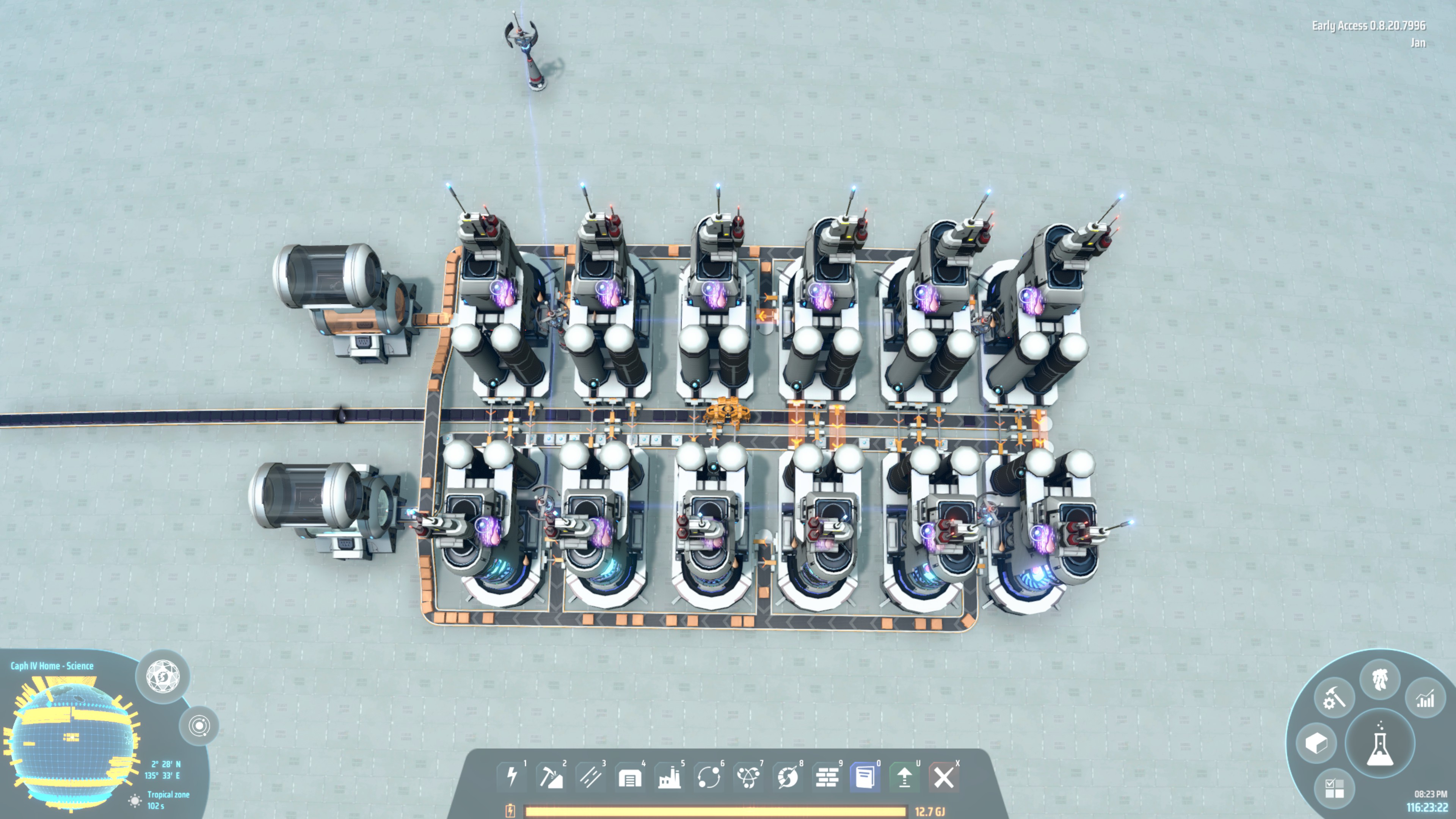 Dyson Sphere Blueprints Oil Refining (early game)