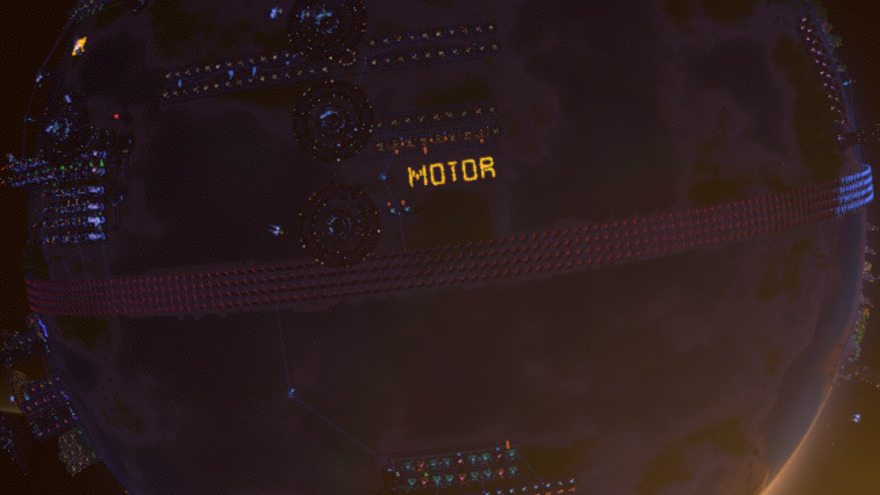Dyson Sphere Blueprints - Motor conveyer lettering