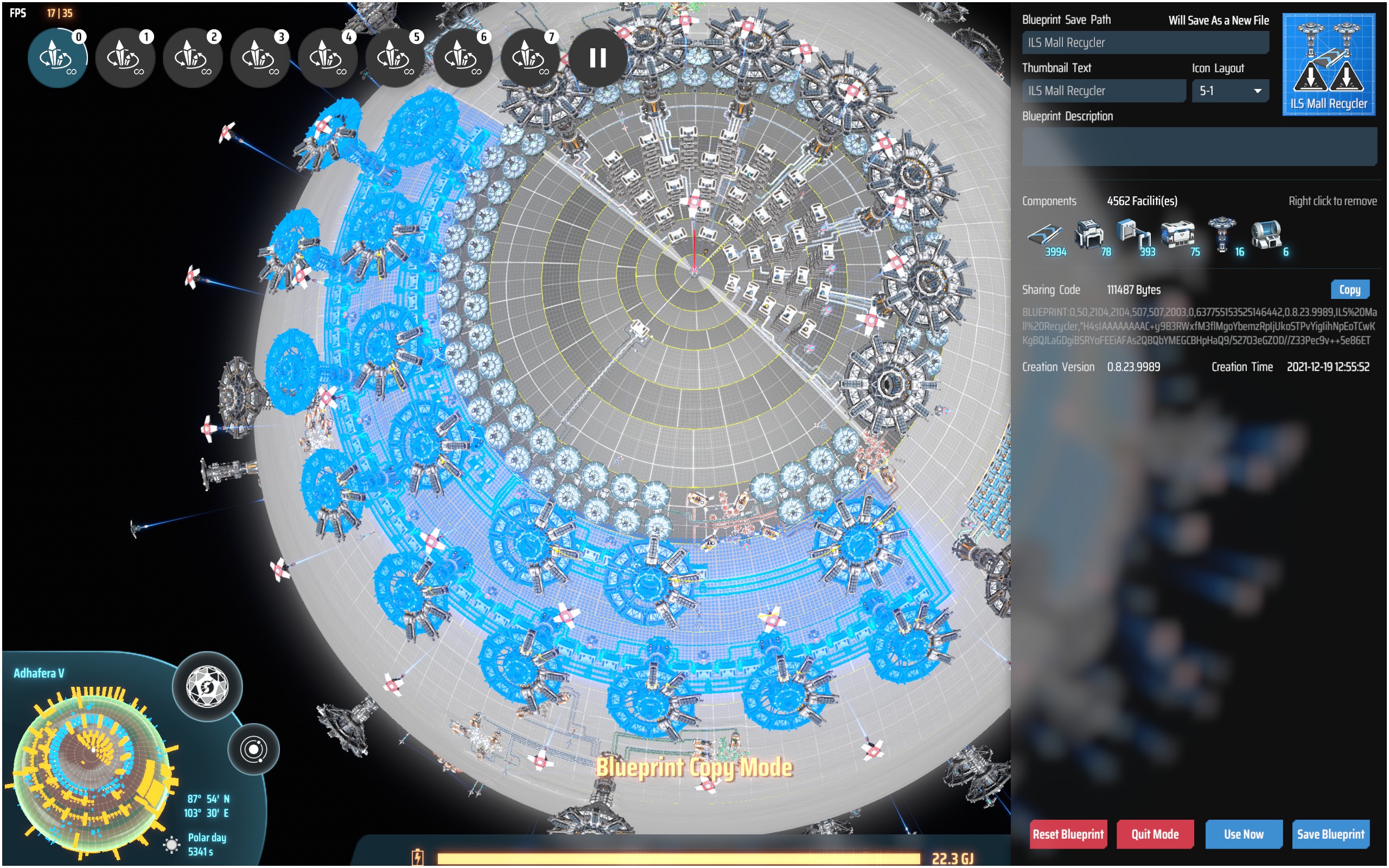 Dyson Sphere Program Blueprints