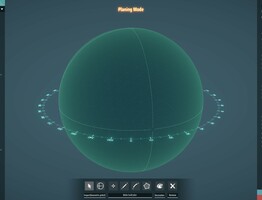 Dyson Sphere Blueprints - Single layer sphere 1026 Nodes, 3072 Frames ...