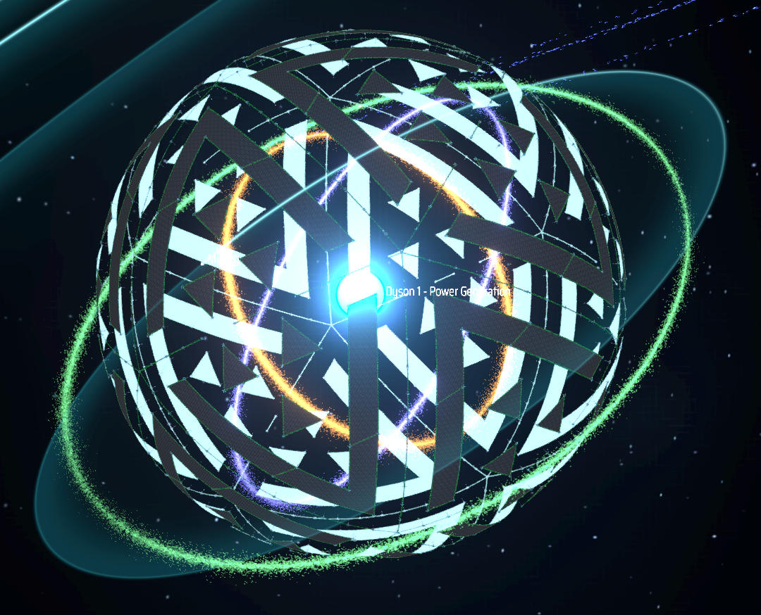 Dyson Sphere Blueprints - Simple First Time Sphere