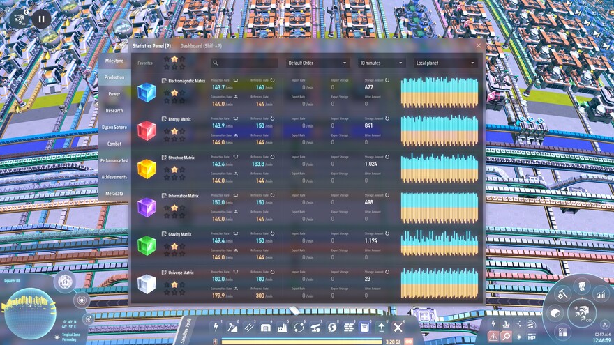 Dyson Sphere Program Structure Matrix Dyson Sphere Blueprints - 180 Universe Matrix per min