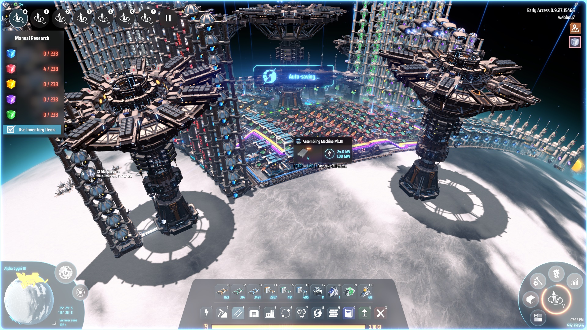 Dyson Sphere Blueprints - universe matrix factory.