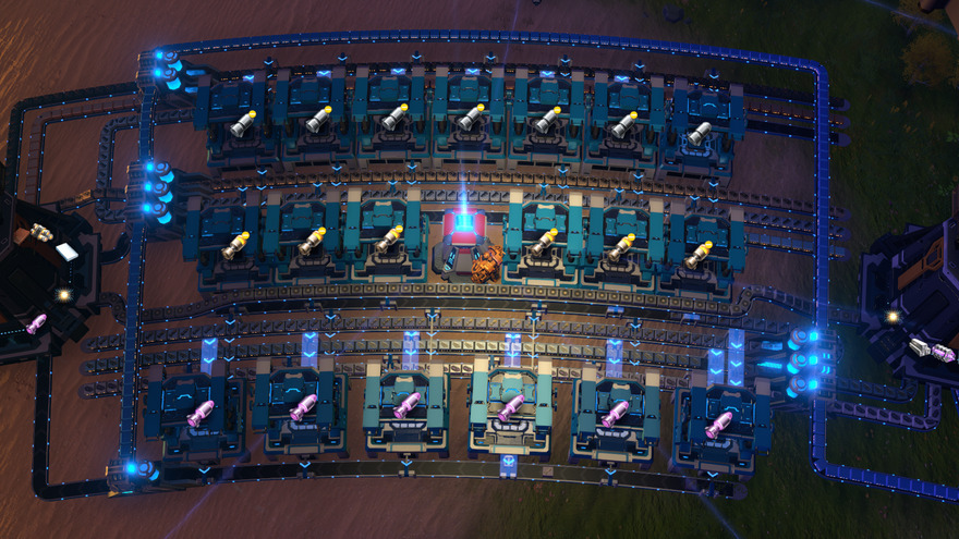 Dyson Sphere Blueprints - Compact crystal shell sets ammo factory