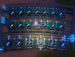 Dyson Sphere Blueprints - Compact crystal shell sets ammo factory