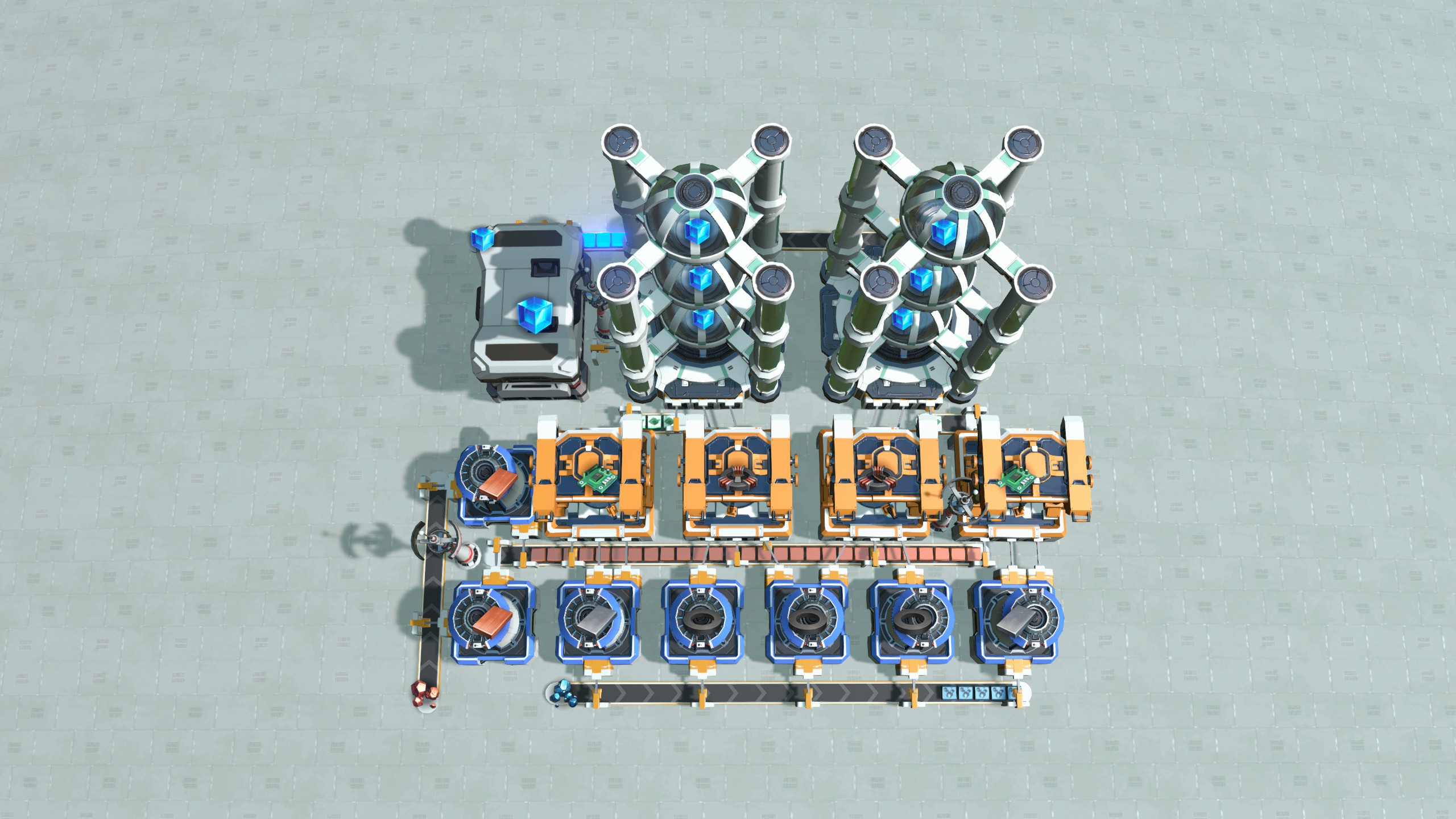 Dyson Sphere Programs Matrix Dyson Sphere Blueprints - Electromagnetic matrix (blue) for the early game