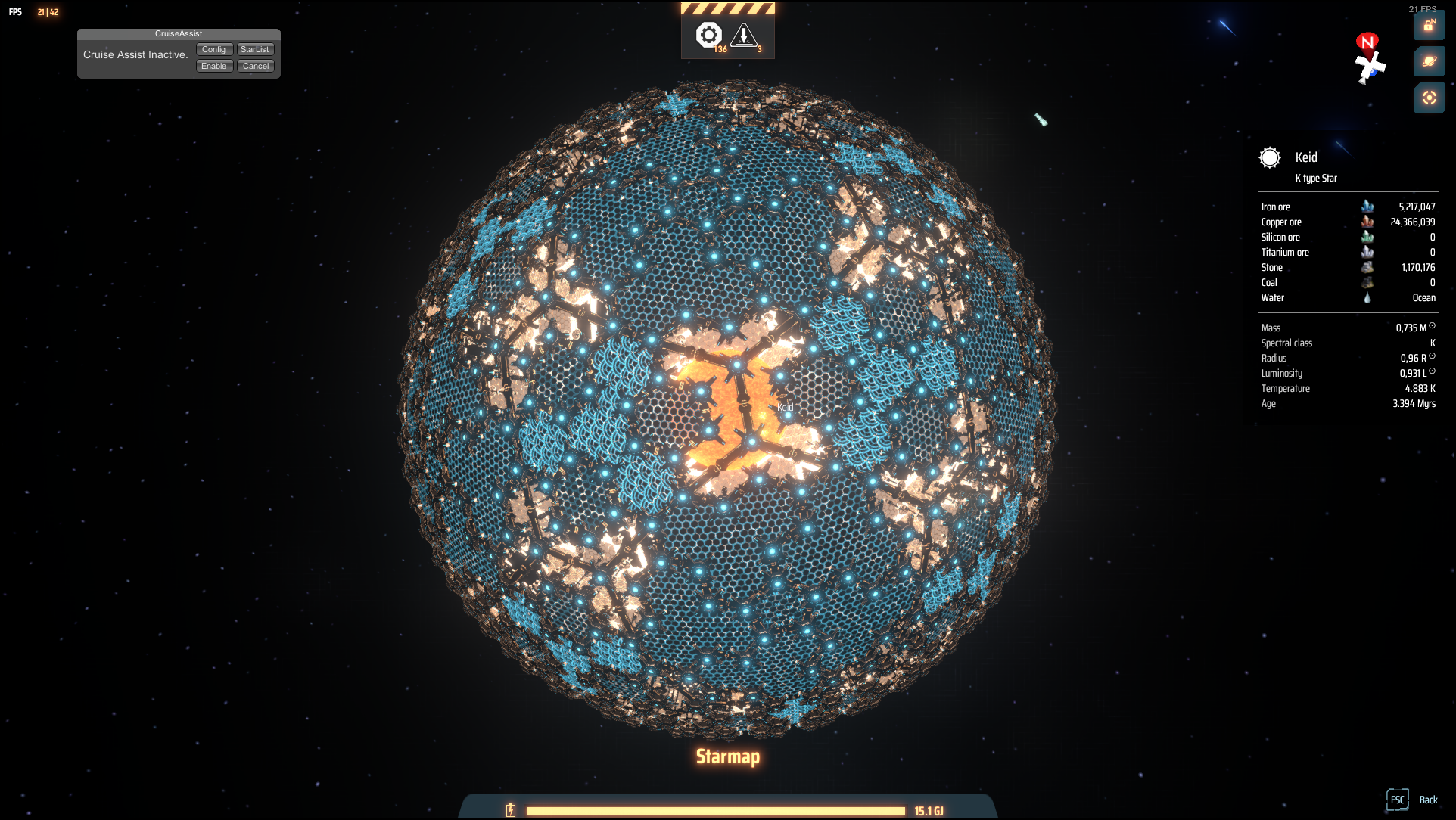 Dyson Sphere Blueprints - Cursed Hexagons - with Solar panels