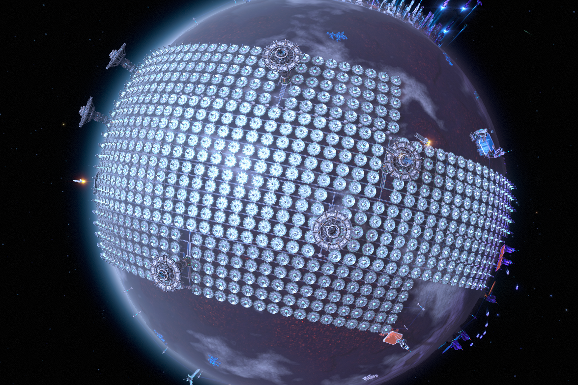 Dyson Sphere Blueprints Lensed Ray Receivers (80,