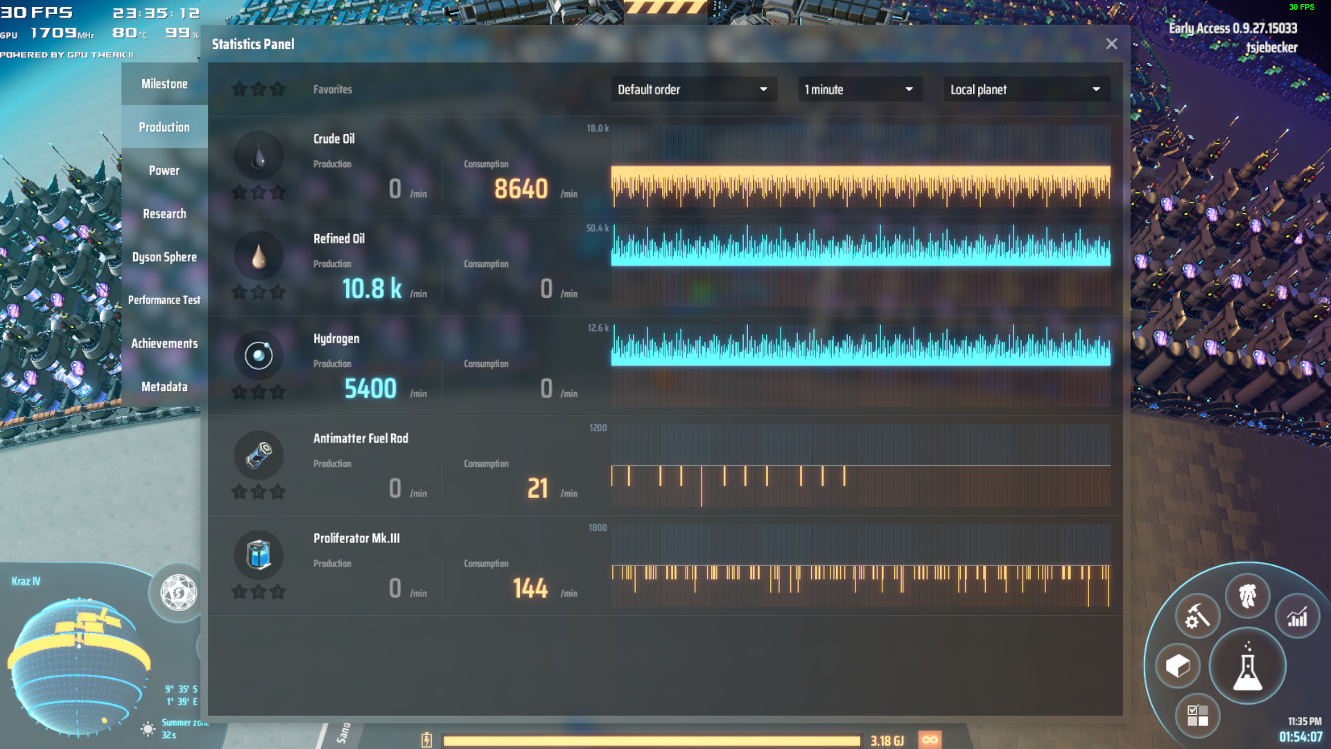Dyson Sphere Blueprints Most DENSE Oil (Plasma Refining) 10.800 P/min
