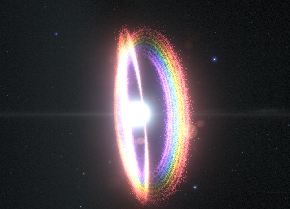 Dyson Rings Angle Dyson Sphere Blueprints - Rainbow Rings - Inverted