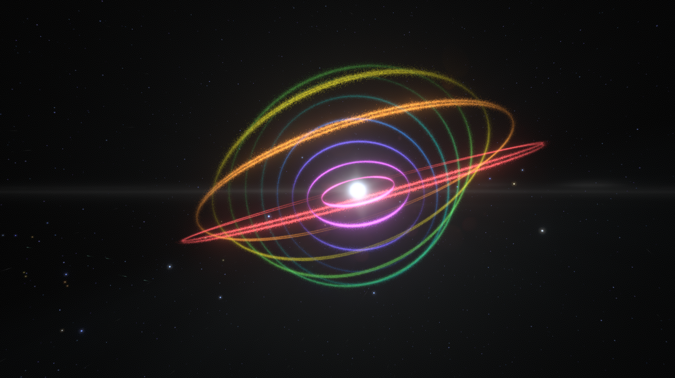 Dyson Rings Angle Dyson Sphere Blueprints - Rainbow Spiral Rings