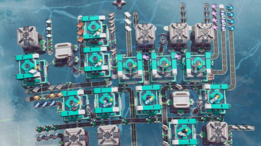 Dyson Sphere Blueprints - Compact airborn logistics hub